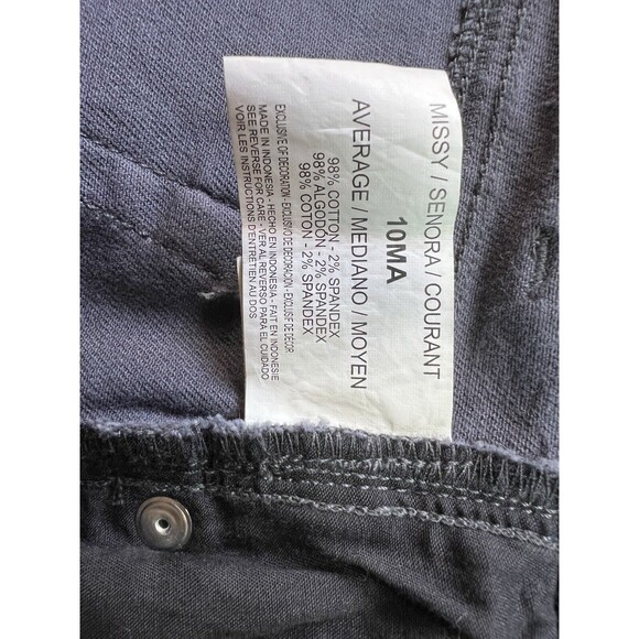 2 Pairs Gloria Vanderbilt Amanda Jeans Pink & Charcoal Grey Womens 10 NWT - Picture 13 of 16